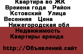 Квартира во ЖК Вреиена года › Район ­ Кстовский › Улица ­ Весенняя › Цена ­ 10 000 - Нижегородская обл. Недвижимость » Квартиры аренда   